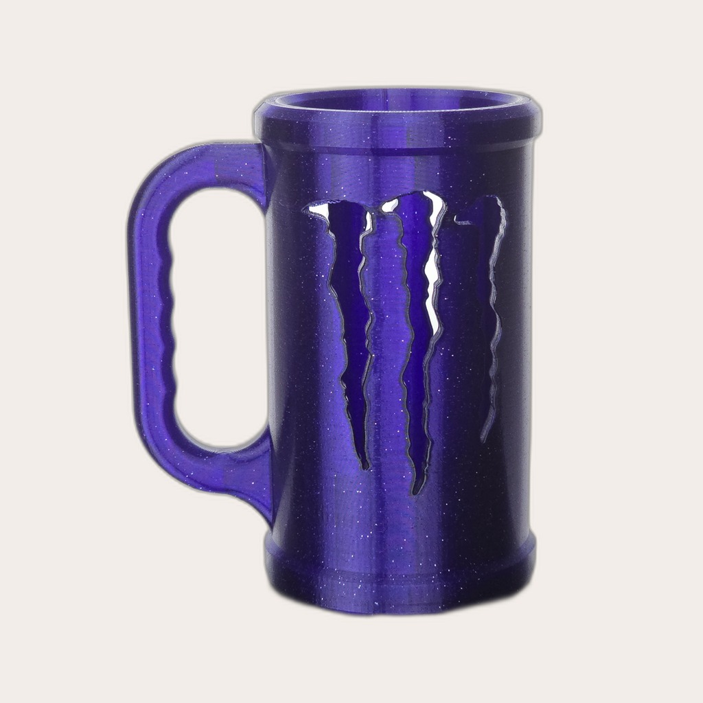 Caneca Garras Roxa Glitter (fan art)
