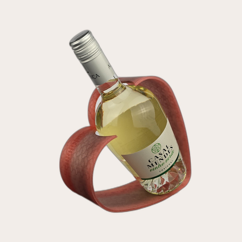 Porta-vinho Coração