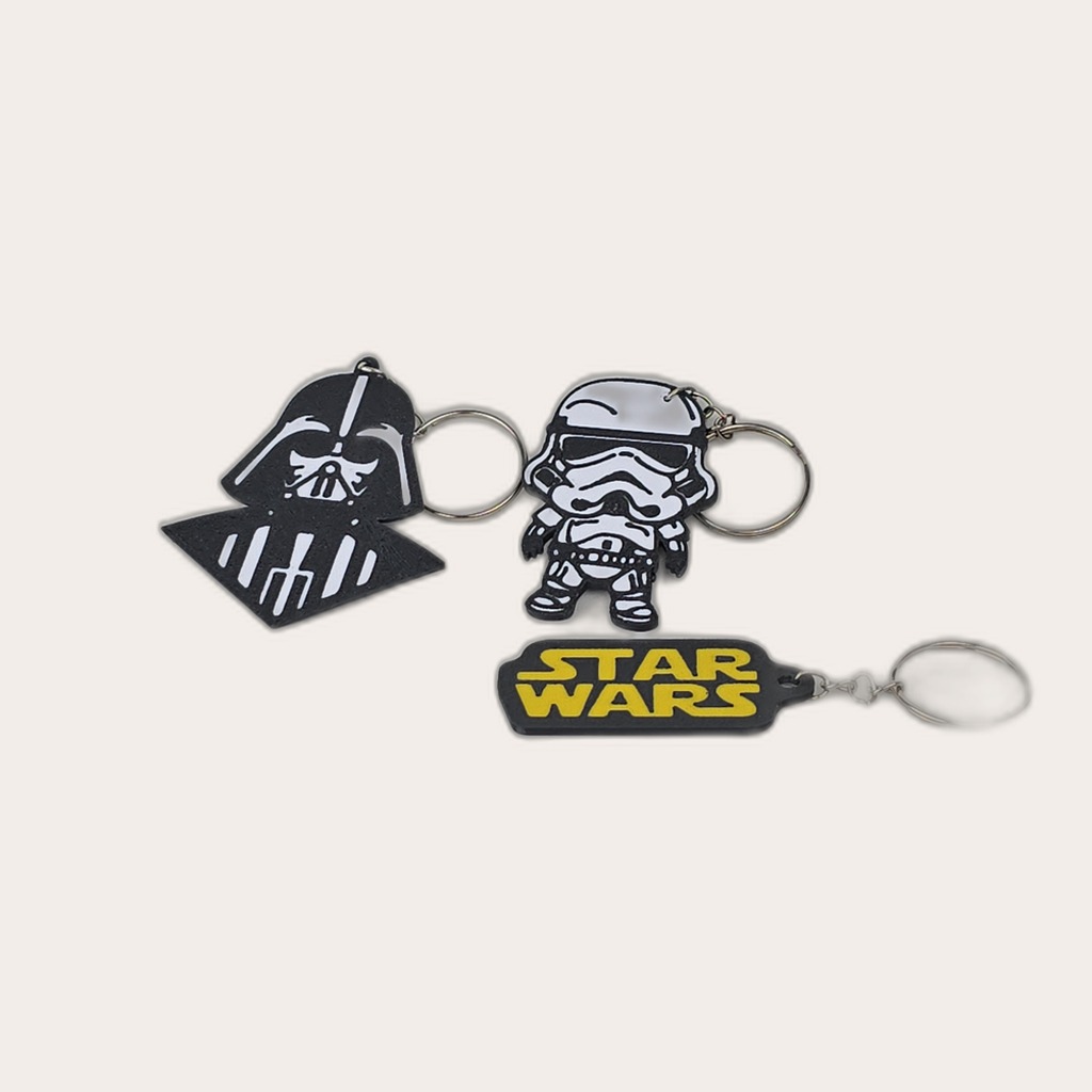 Chaveiros Star Wars (fan art)
