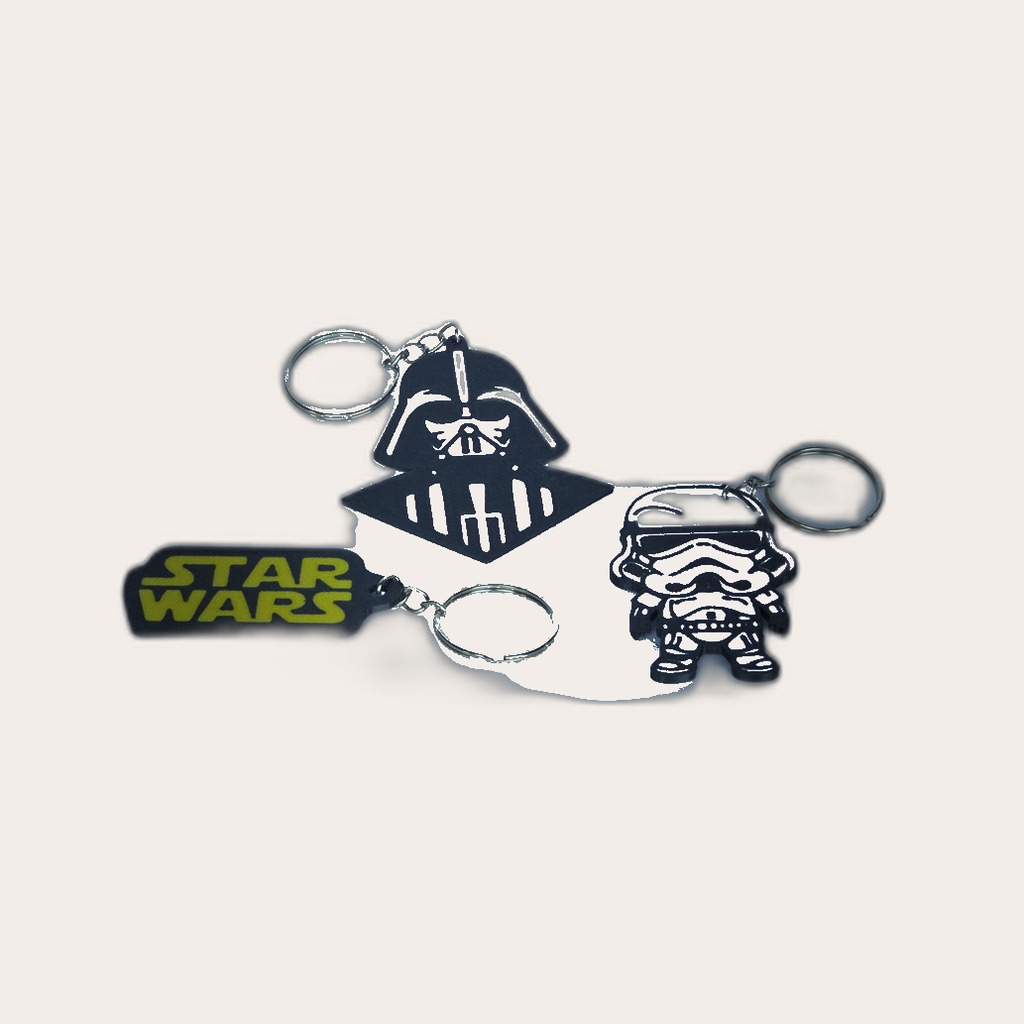 Chaveiros Star Wars (fan art)