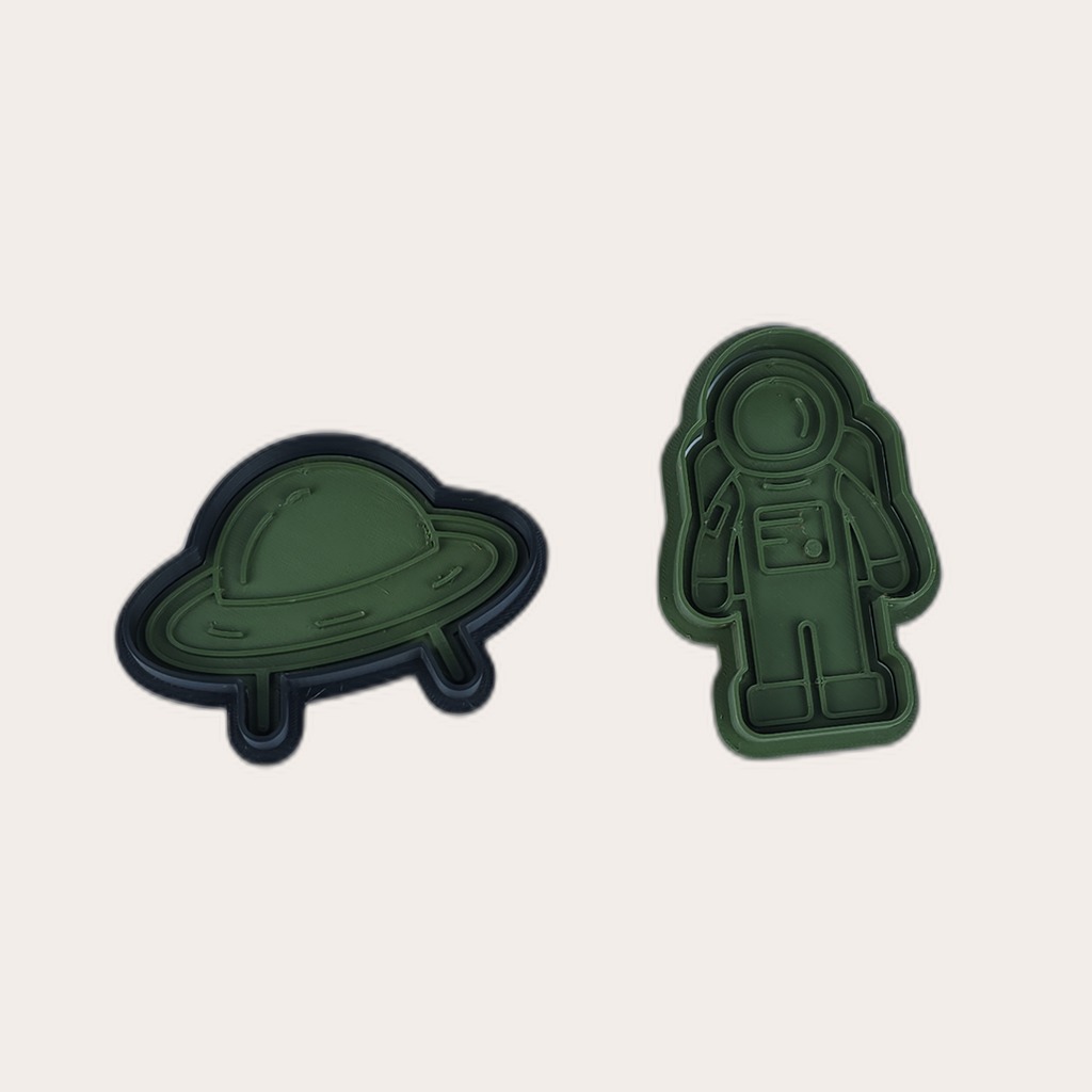 Cortadores Nave Alienígena & Astronauta
