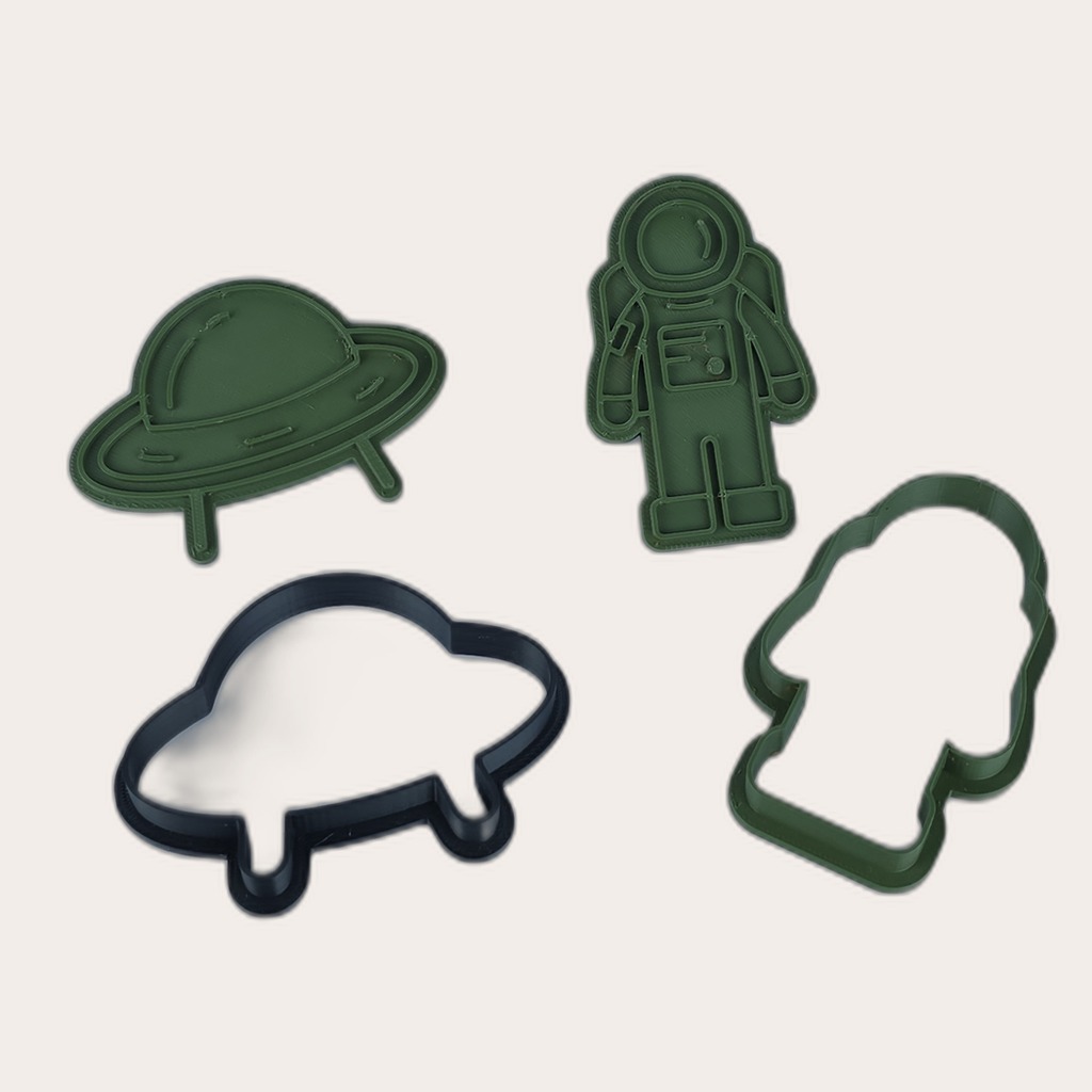 Cortadores Nave Alienígena & Astronauta